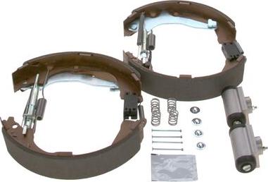 BOSCH 0 204 114 709 - ZESTAW SZCZĘK HAM. VW AMAROK 2.0-3.0 TDI 10- KPL. Z CYLINDERKAMI