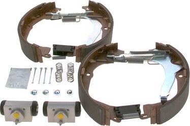 BOSCH 0 204 114 709 — Zestaw szczęk hamulcowych