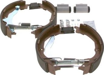 BOSCH 0 204 114 709 - ZESTAW SZCZĘK HAM. VW AMAROK 2.0-3.0 TDI 10- KPL. Z CYLINDERKAMI