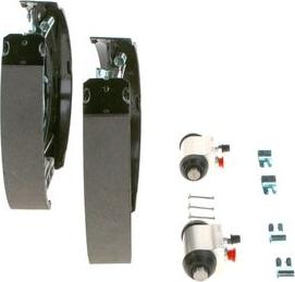 BOSCH 0 204 114 701 - ZESTAW SZCZĘK HAM. FORD B-MAX-FOCUS 10- KPL. Z CYLINDERKAMI