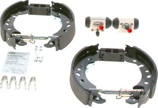 BOSCH 0 204 114 708 — Zestaw szczęk hamulcowych