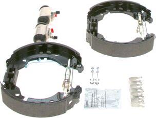 BOSCH 0 204 114 708 - ZESTAW SZCZĘK HAM. RENAULT TWINGO 1.0 14-19 KPL. Z CYLINDERKAMI