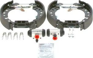 BOSCH 0 204 114 707 — Zestaw szczęk hamulcowych