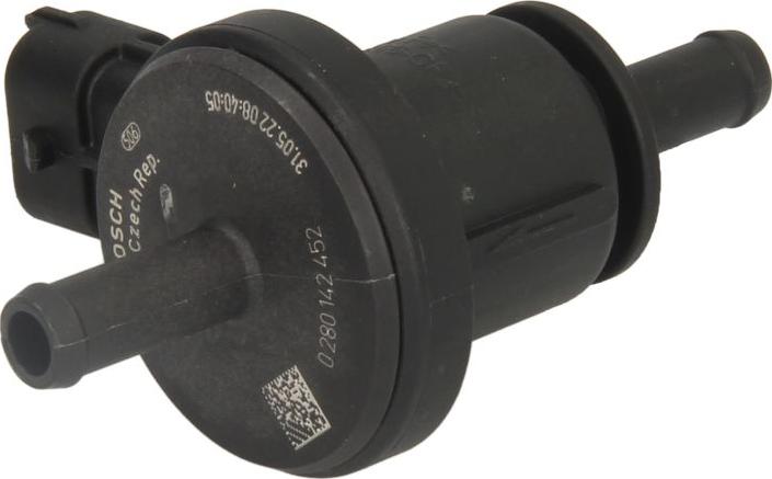 BOSCH 0 280 142 452 — Zawór wentylujący, zbiornik paliwa