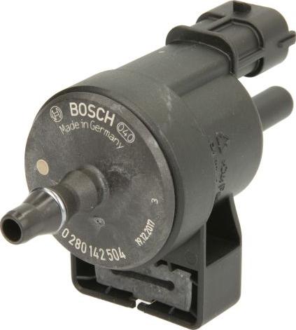 BOSCH 0 280 142 504 — Zawór wentylujący, zbiornik paliwa