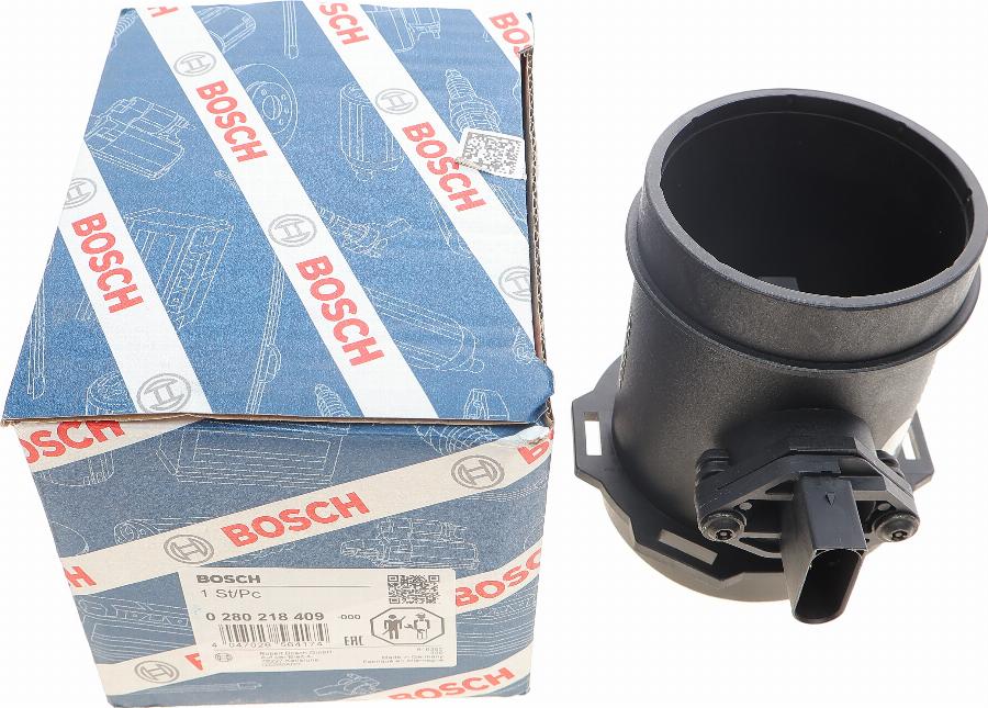 BOSCH 0 280 218 409 - PRZEPŁYWOMIERZ POWIETRZA BMW 5 E39 4.0