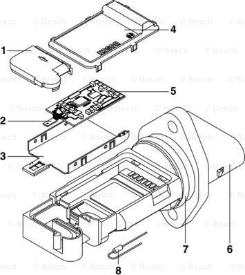 BOSCH 0 280 218 089 - Przepływomierz masowy powietrza