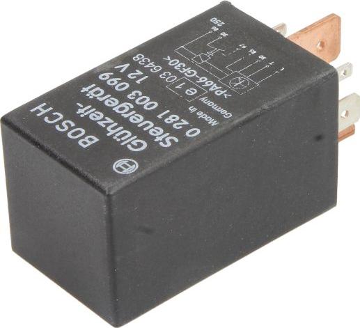 BOSCH 0 281 003 099 — Sterownik, czas żarzenia