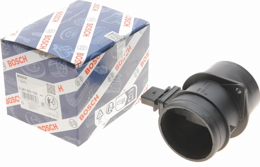 BOSCH 0 281 002 735 - Przepływomierz powietrza