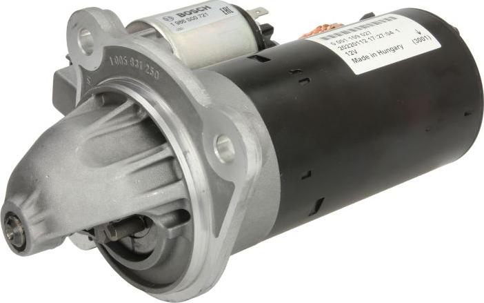 BOSCH 1 986 S00 721 - Rozrusznik