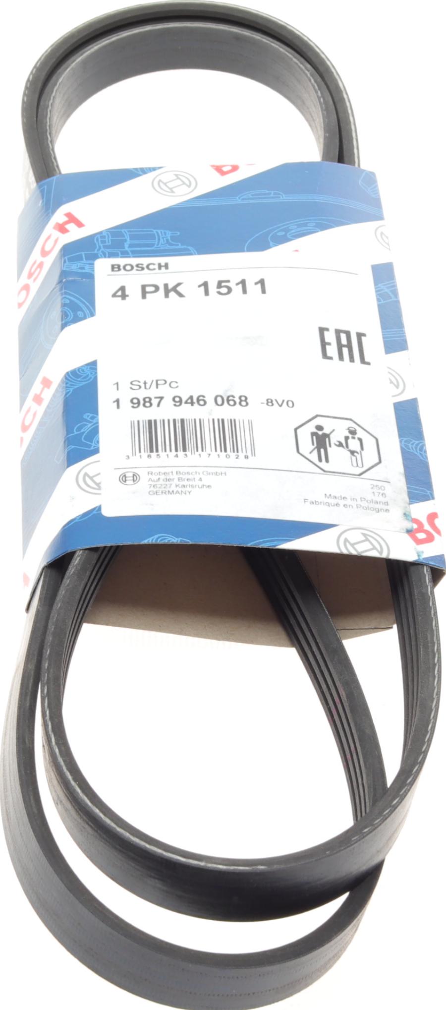 BOSCH 1 987 946 068 — Pasek klinowy wielorowkowy