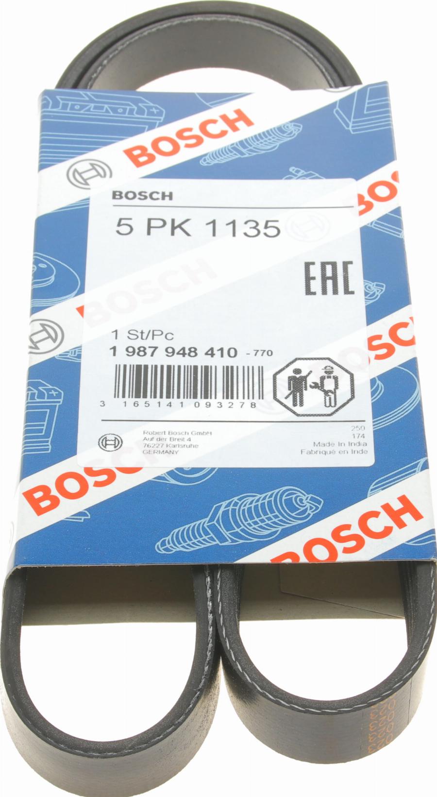 BOSCH 1 987 948 410 — Pasek klinowy wielorowkowy
