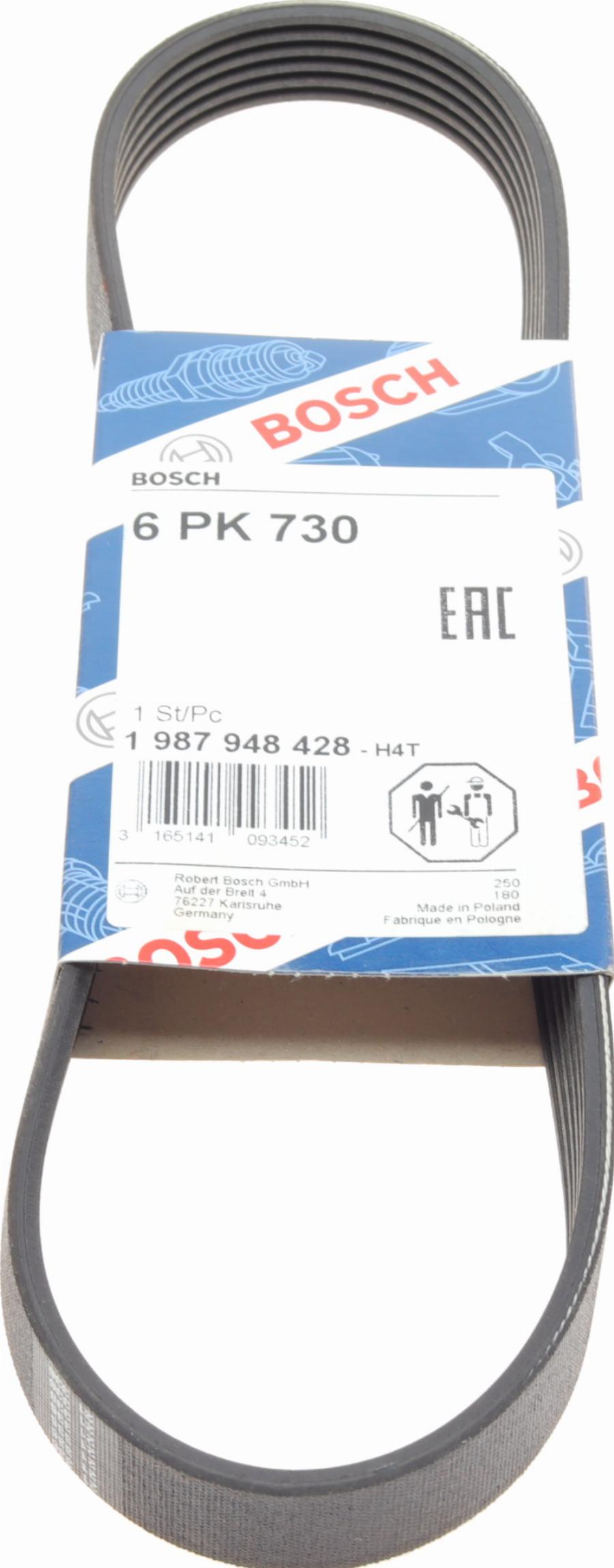 BOSCH 1 987 948 428 - Pasek wielorowkowy