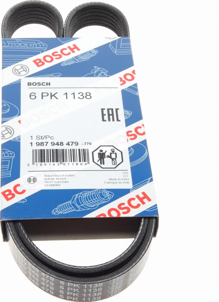 BOSCH 1 987 948 479 — Pasek klinowy wielorowkowy