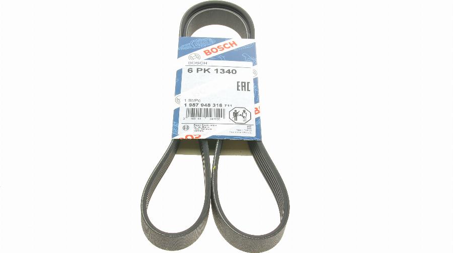 BOSCH 1 987 948 316 — Pasek klinowy wielorowkowy