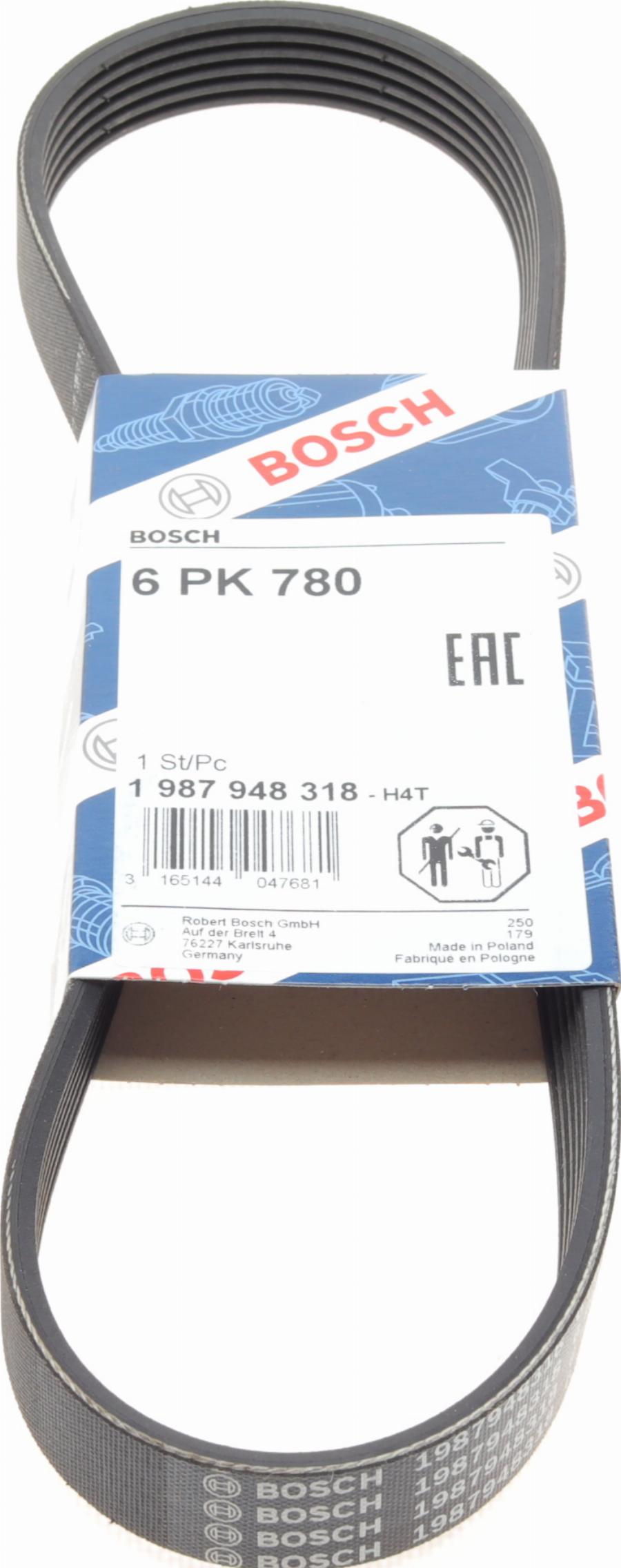 BOSCH 1 987 948 318 - Pasek wielorowkowy
