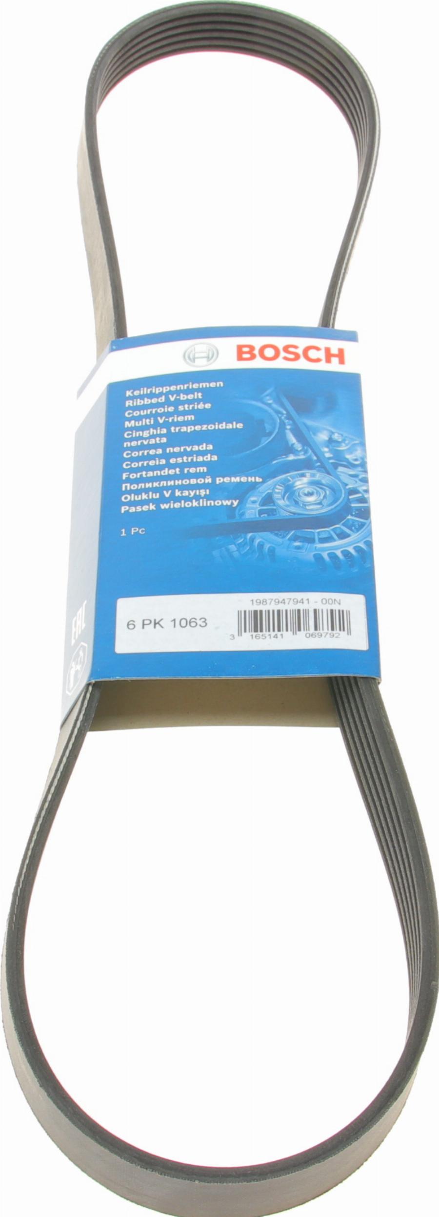 BOSCH 1 987 947 941 — Pasek klinowy wielorowkowy