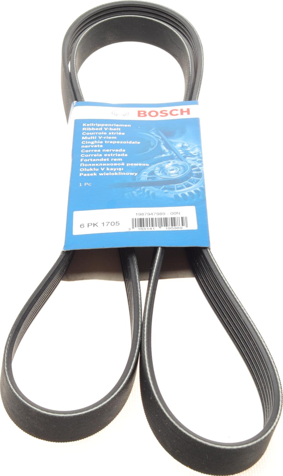 BOSCH 1 987 947 989 — Pasek klinowy wielorowkowy