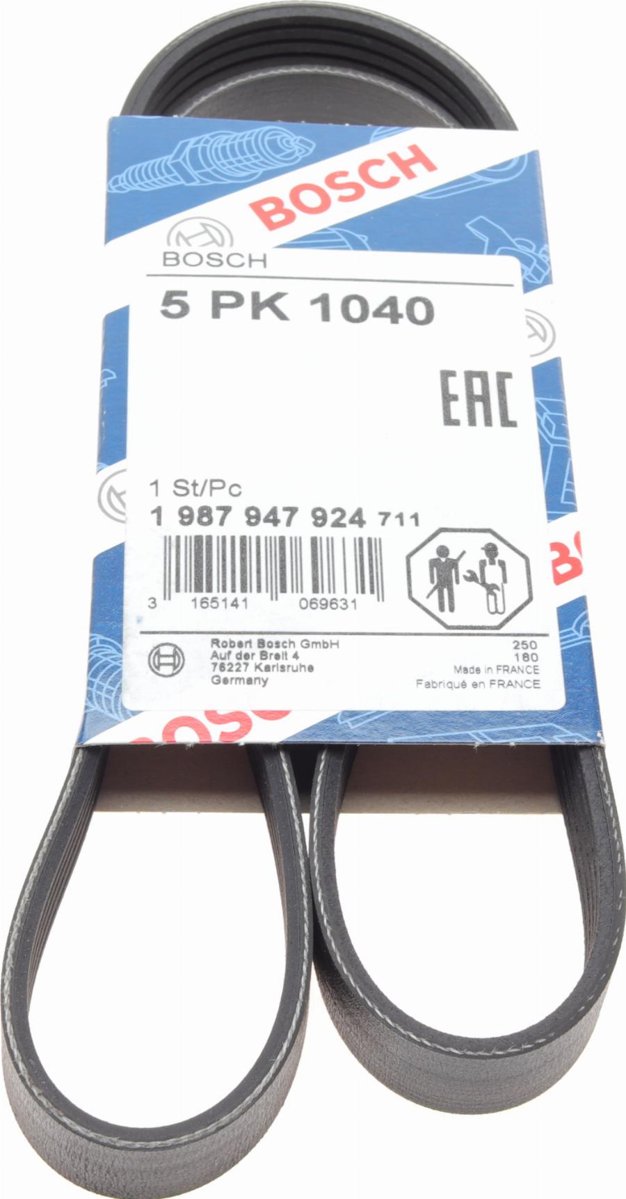 BOSCH 1 987 947 924 - PASEK WIELOROWKOWY 5PK1040