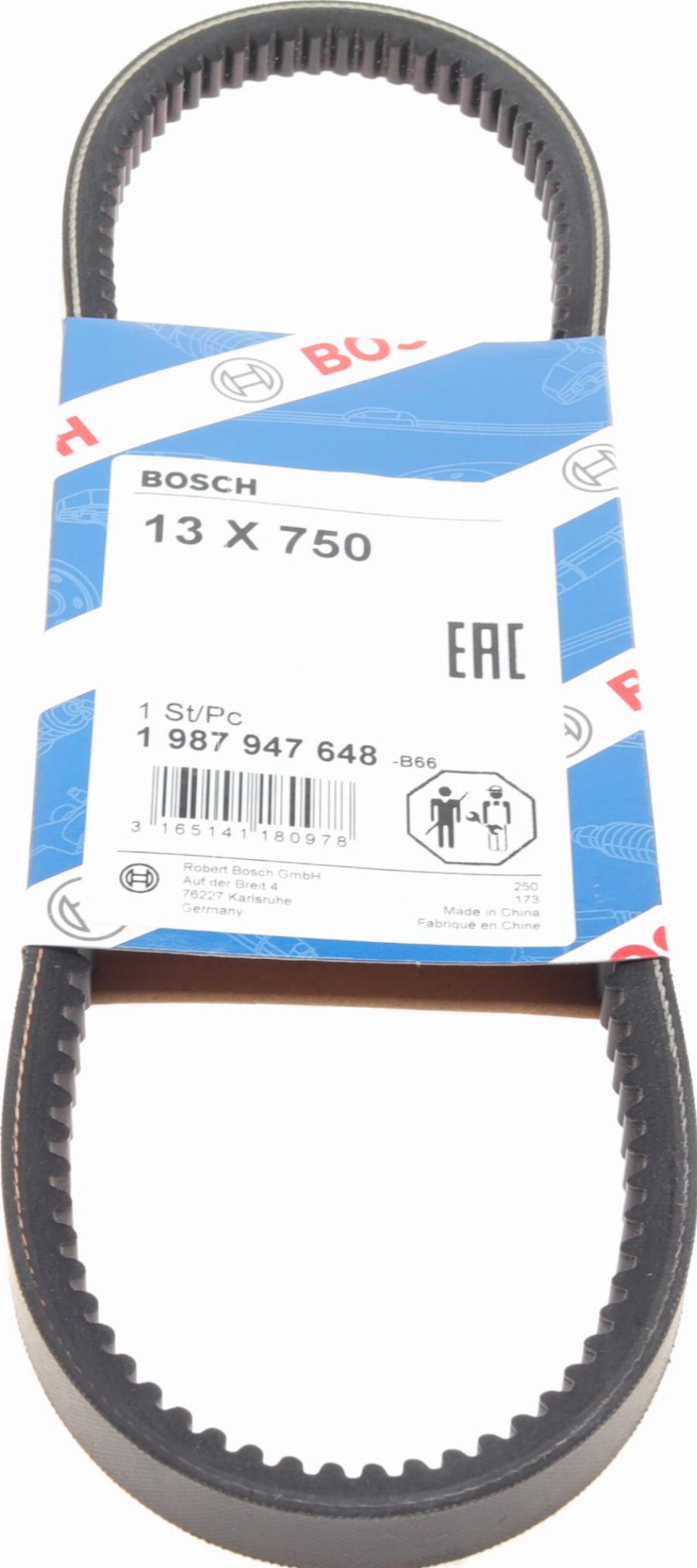 BOSCH 1 987 947 648 — Pasek klinowy