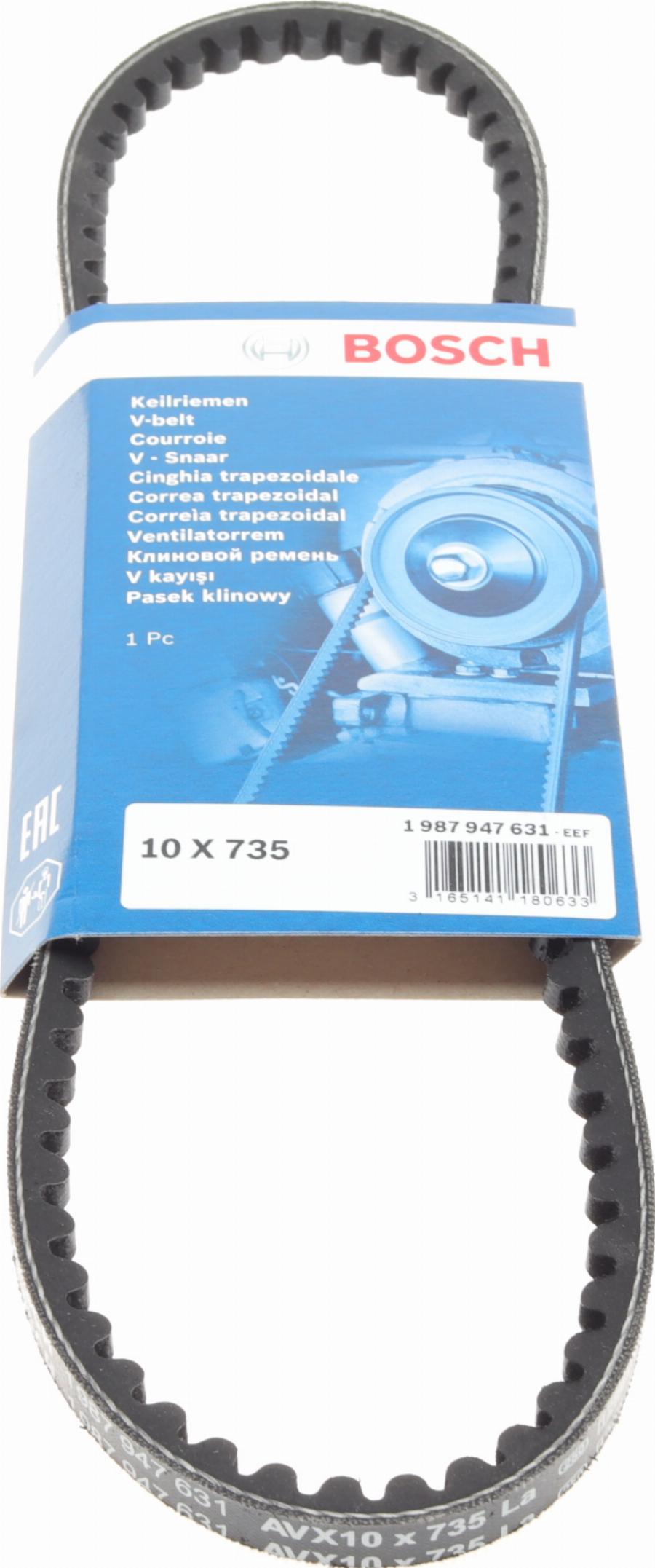 BOSCH 1 987 947 631 — Pasek klinowy