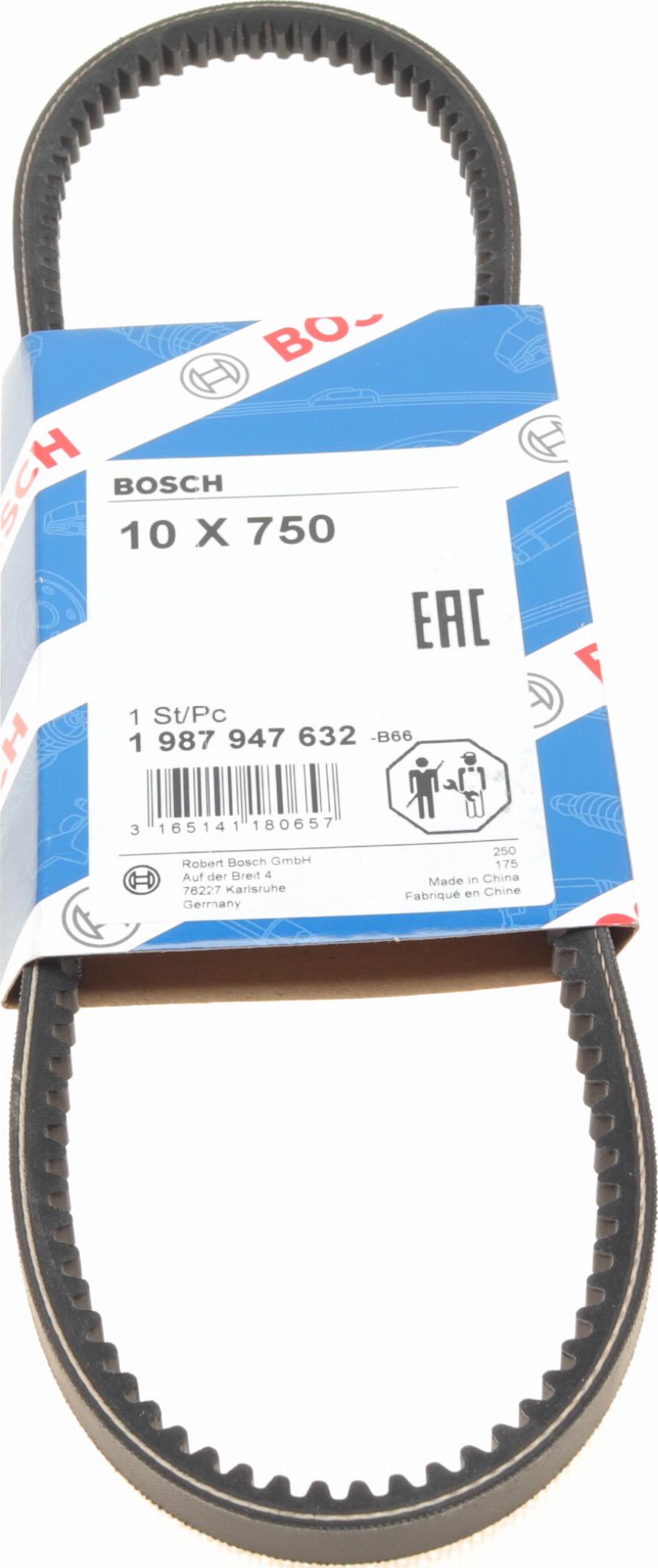 BOSCH 1 987 947 632 — Pasek klinowy