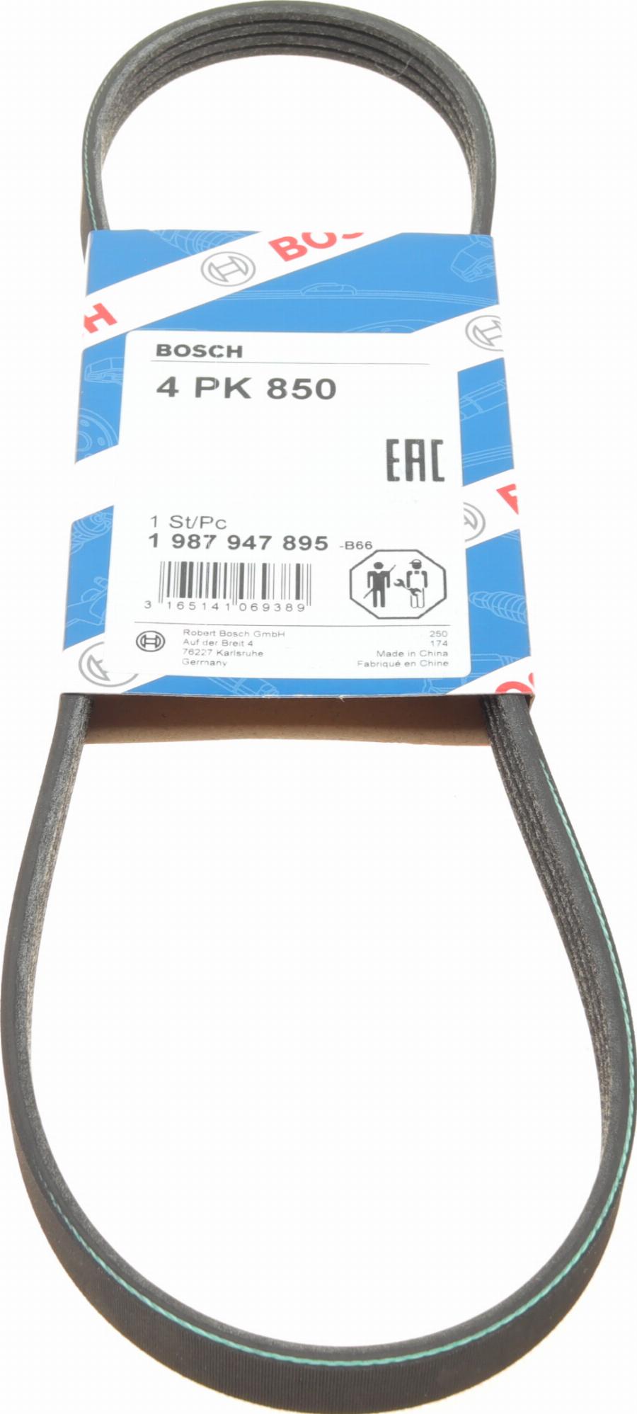 BOSCH 1 987 947 895 — Pasek klinowy wielorowkowy