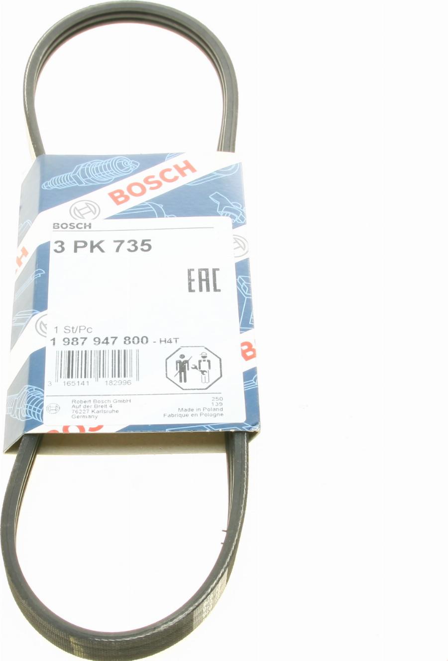 BOSCH 1 987 947 800 — Pasek klinowy wielorowkowy