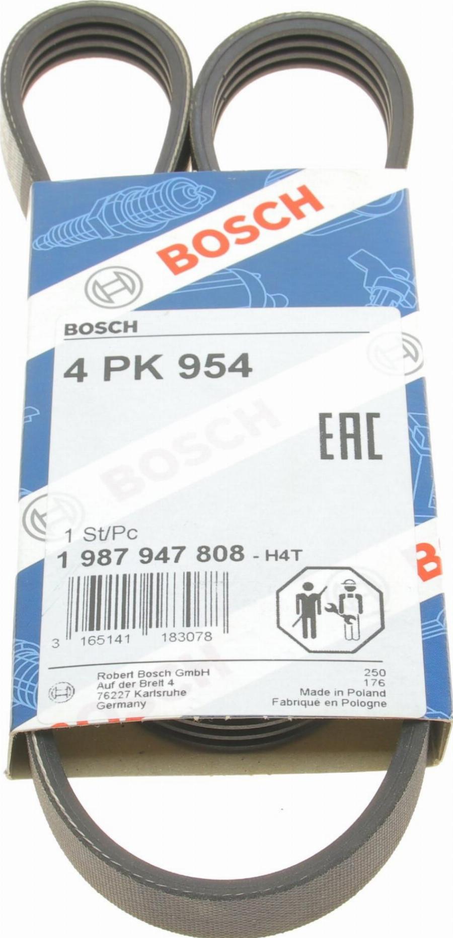BOSCH 1 987 947 808 — Pasek klinowy wielorowkowy