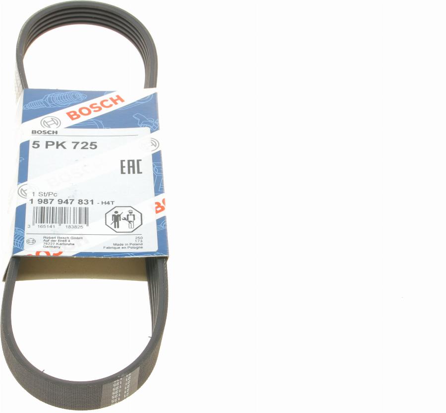 BOSCH 1 987 947 831 — Pasek klinowy wielorowkowy