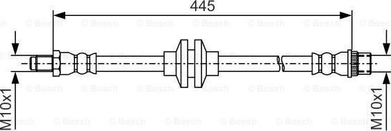 BOSCH 1 987 481 986 - PRZEWÓD HAM. ELAST. RENAULT P. CLIO 12- LE-PR