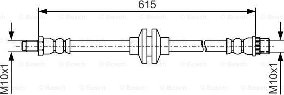 BOSCH 1 987 481 982 - PRZEWÓD HAM. ELAST. OPEL T. MOVANO 2.3 CDTI 10- LE-PR