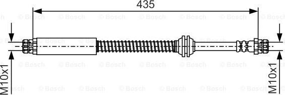 BOSCH 1 987 481 459 — Przewód hamulcowy elastyczny