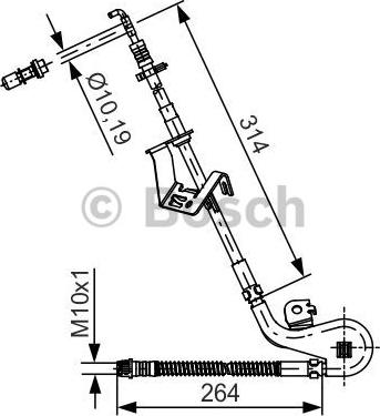 BOSCH 1 987 481 427 — Przewód hamulcowy elastyczny