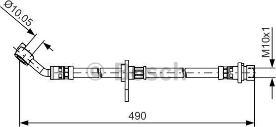 BOSCH 1 987 481 521 - PRZEWÓD HAM. ELAST. HONDA T. ACCORD 2.0-2.4 08-15 PR