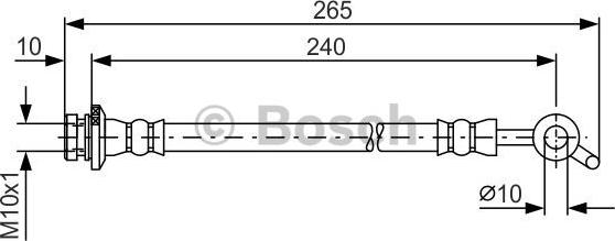 BOSCH 1 987 481 571 — Przewód hamulcowy elastyczny