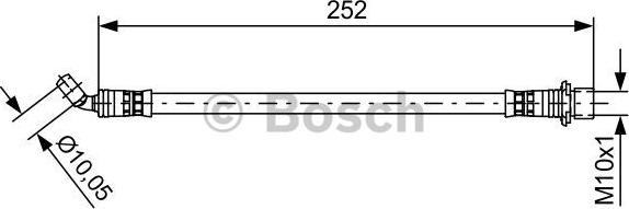 BOSCH 1 987 481 662 — Przewód hamulcowy elastyczny