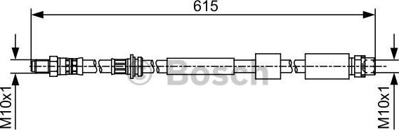 BOSCH 1 987 481 615 — Przewód hamulcowy elastyczny