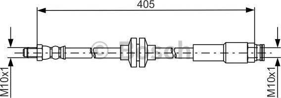 BOSCH 1 987 481 671 - PRZEWÓD HAM. ELAST. JEEP P. RENEGADE 14- LE-PR
