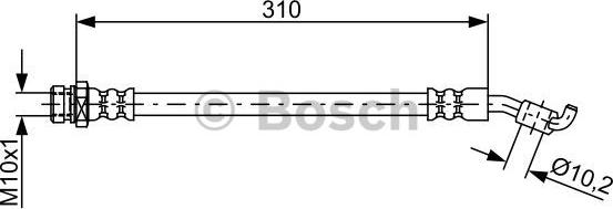 BOSCH 1 987 481 883 - Przewód hamulcowy