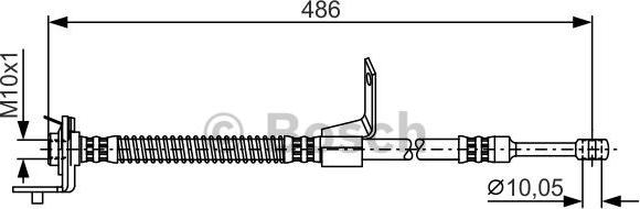 BOSCH 1 987 481 372 - Przewód hamulcowy