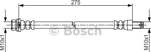 BOSCH 1 987 481 704 - PRZEWÓD HAM. ELAST. FORD T. TRANSIT 2.0-2.2 TDCI 14- LE-PR