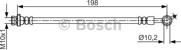 BOSCH 1 987 481 713 - PRZEWÓD HAM. ELAST. NISSAN T. LEAF 10- LE