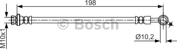 BOSCH 1 987 481 712 — Przewód hamulcowy elastyczny