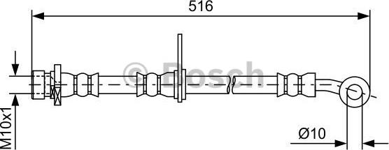 BOSCH 1 987 481 730 - PRZEWÓD HAM. ELAST. HONDA P. ACCORD 2.0-2.4 08-15 PR