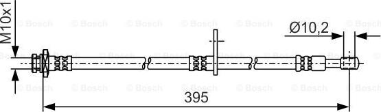 BOSCH 1 987 481 A53 — Przewód hamulcowy elastyczny