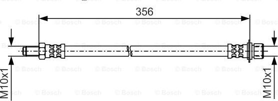 BOSCH 1 987 481 A22 - Przewód hamulcowy
