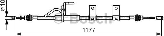 BOSCH 1 987 482 404 — Cięgło, hamulec postojowy