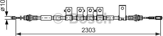BOSCH 1 987 482 403 - LINKA HAM. RĘCZ. FIAT T. FREEMONT 2.0 JTD 11- PR