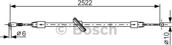 BOSCH 1 987 482 029 - LINKA HAM. RĘCZ. DB-VW P. SPRINTER-CRAFTER 06-